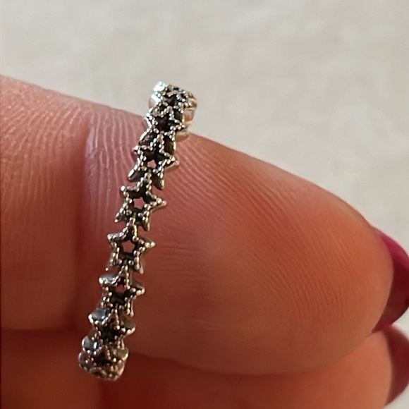 Pandora rings (celestial stars, asymmetric stars band, celestial sparkling star) - Picture 5 of 8